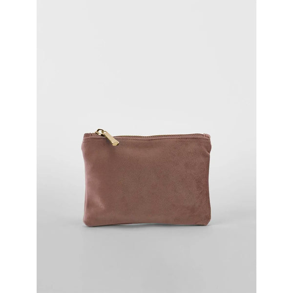 Velvet Accessory Bag rosa - personalizzabile con logo