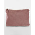 Velvet Accessory Pouch rosa - personalizzabile con logo