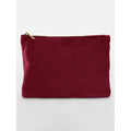 Velvet Accessory Pouch rosso - personalizzabile con logo