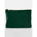 Velvet Accessory Pouch verde - personalizzabile con logo