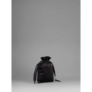 Velvet Gift Bag nero - personalizzabile con logo