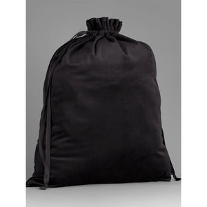 Velvet Gift Bag nero - personalizzabile con logo