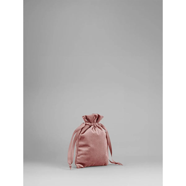 Velvet Gift Bag rosso - personalizzabile con logo