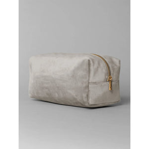 Velvet Toiletry/Accessory Case grigio - personalizzabile con logo