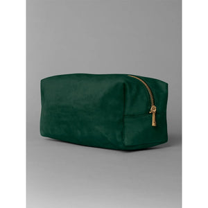 Velvet Toiletry/Accessory Case verde - personalizzabile con logo