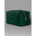 Velvet Toiletry/Accessory Case verde - personalizzabile con logo