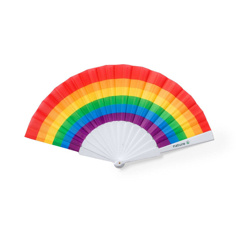Ventaglio Arcobaleno arcobaleno - personalizzabile con logo
