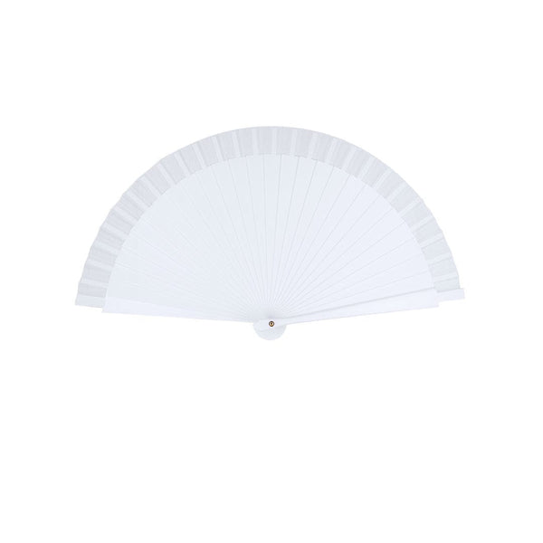Ventaglio Beraty bianco - personalizzabile con logo