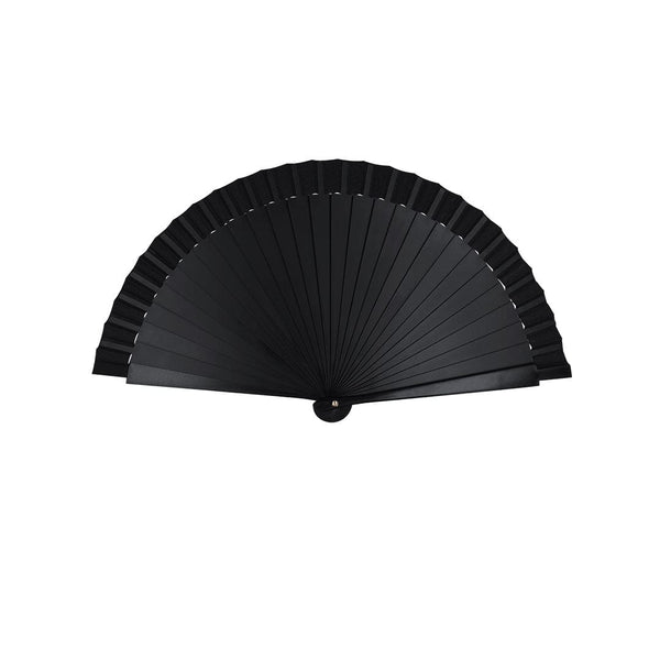 Ventaglio Beraty nero - personalizzabile con logo