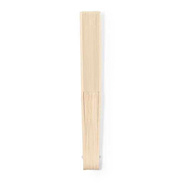 Ventaglio Claren beige - personalizzabile con logo