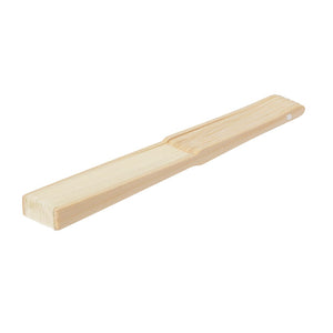 Ventaglio Claren beige - personalizzabile con logo