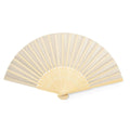 Ventaglio Claren beige - personalizzabile con logo