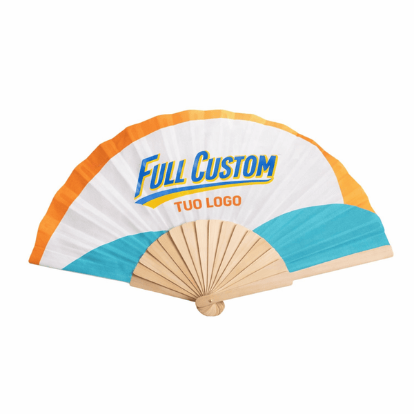Ventaglio con stampa all over - personalizzabile con logo