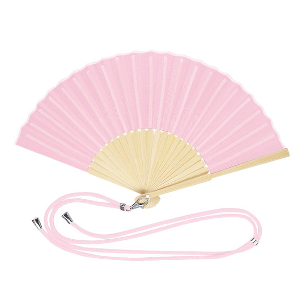 Ventaglio Crusoe rosa - personalizzabile con logo