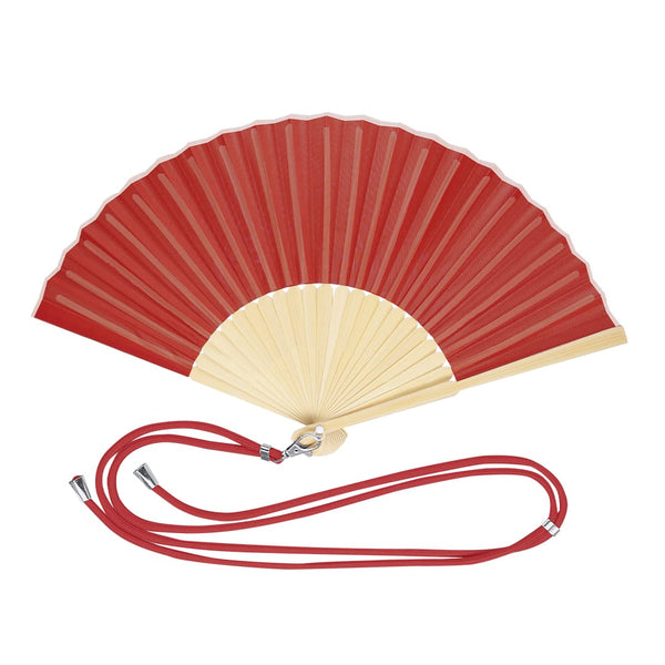 Ventaglio Crusoe rosso - personalizzabile con logo