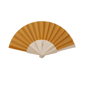 Ventaglio Folklore arancione - personalizzabile con logo