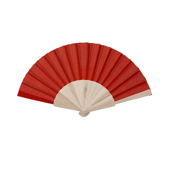 Ventaglio Folklore rosso - personalizzabile con logo