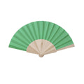 Ventaglio Folklore verde - personalizzabile con logo