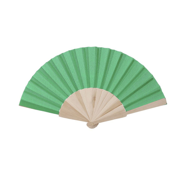Ventaglio Folklore verde - personalizzabile con logo