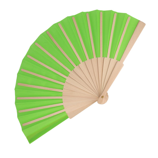 Ventaglio in legno e R-PET - personalizzabile con logo