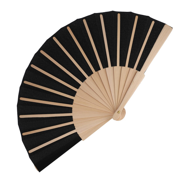 Ventaglio in legno e R-PET - personalizzabile con logo