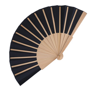 Ventaglio in legno e R-PET - personalizzabile con logo