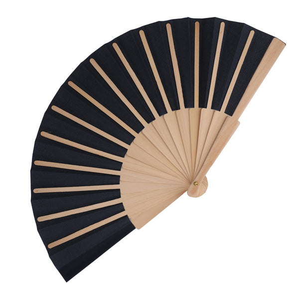 Ventaglio in legno e R-PET - personalizzabile con logo