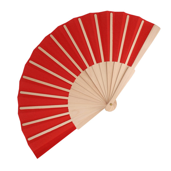Ventaglio in legno e R-PET - personalizzabile con logo