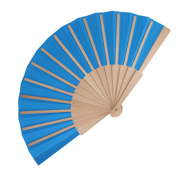Ventaglio in legno e R-PET - personalizzabile con logo
