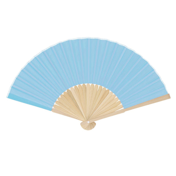 Ventaglio Mynor azzurro - personalizzabile con logo