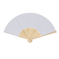 Ventaglio Mynor bianco - personalizzabile con logo