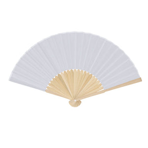 Ventaglio Mynor bianco - personalizzabile con logo