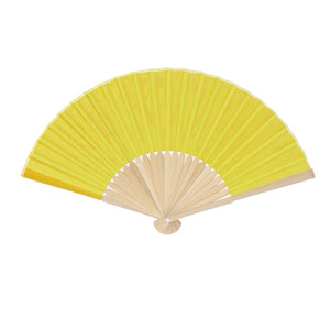 Ventaglio Mynor giallo - personalizzabile con logo