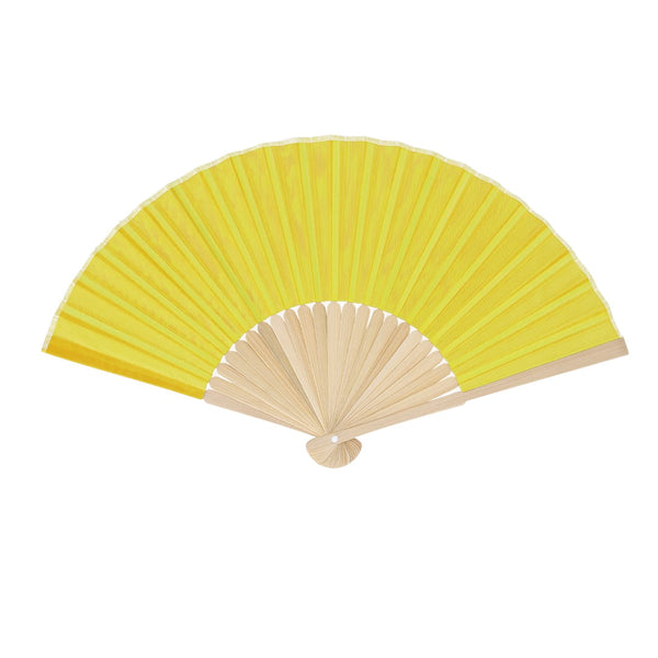Ventaglio Mynor giallo - personalizzabile con logo