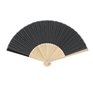 Ventaglio Mynor nero - personalizzabile con logo