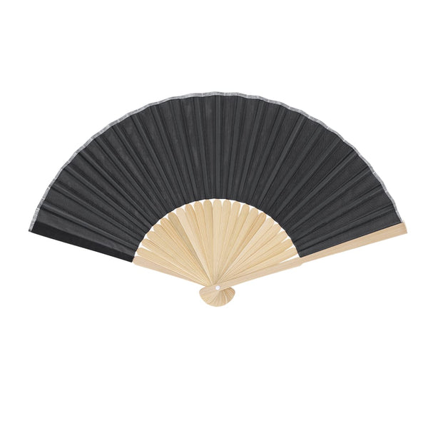 Ventaglio Mynor nero - personalizzabile con logo