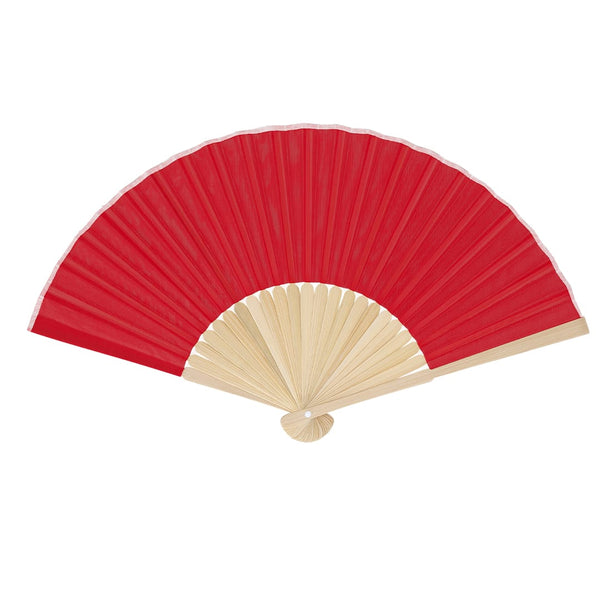 Ventaglio Mynor rosso - personalizzabile con logo