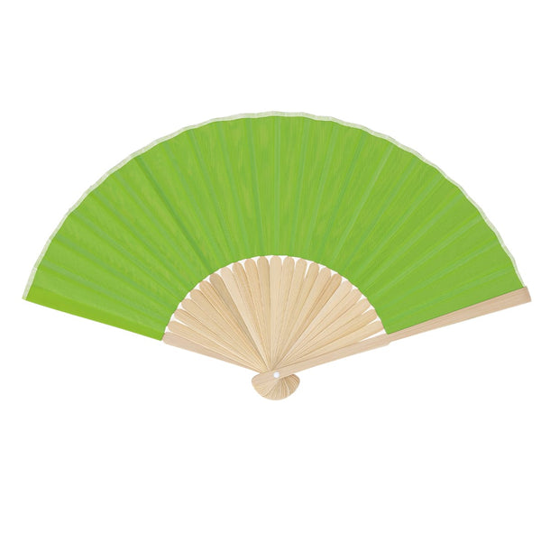 Ventaglio Mynor verde claro - personalizzabile con logo
