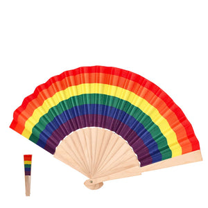 Ventaglio Prokip arcobaleno - personalizzabile con logo