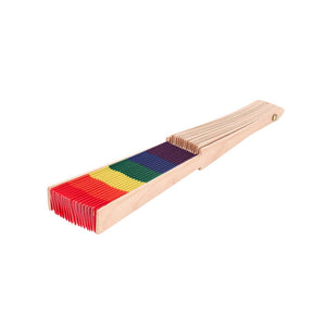 Ventaglio Prokip arcobaleno - personalizzabile con logo