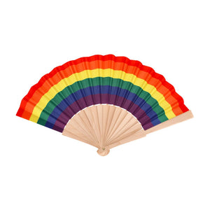 Ventaglio Prokip arcobaleno - personalizzabile con logo