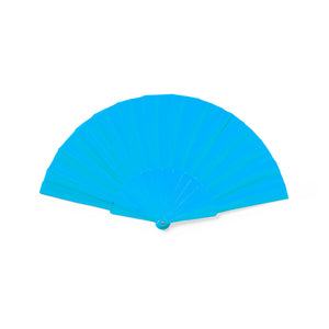 Ventaglio Pumik RPET azzurro - personalizzabile con logo