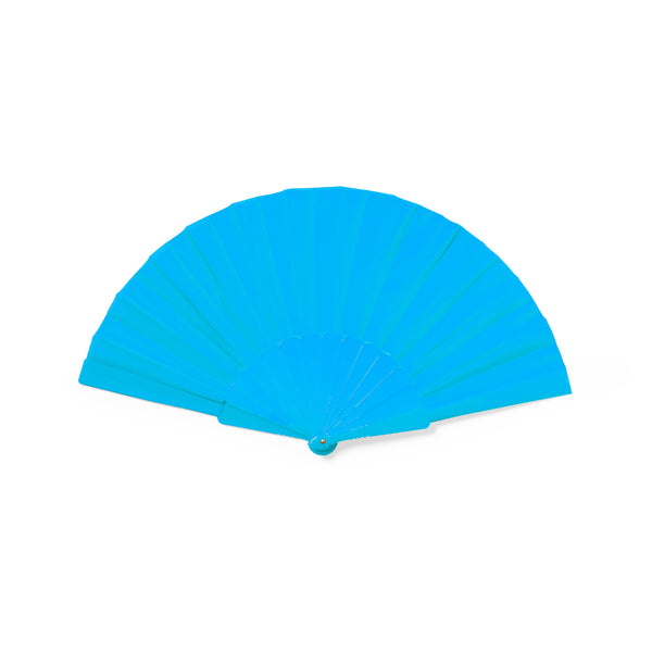 Ventaglio Pumik RPET azzurro - personalizzabile con logo