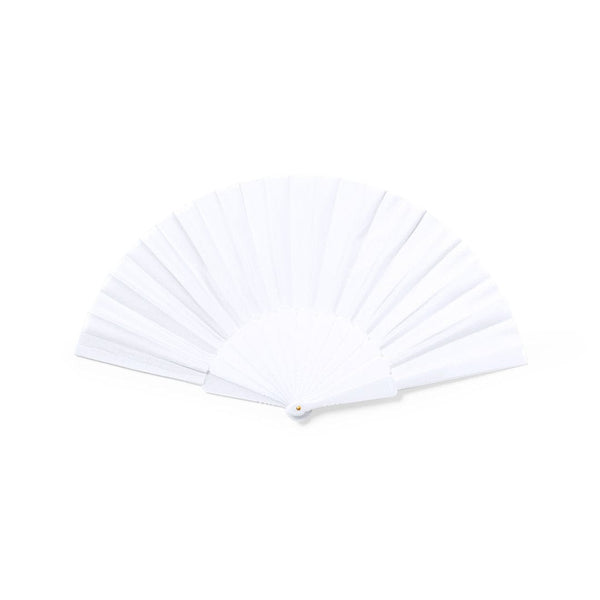Ventaglio Pumik RPET bianco - personalizzabile con logo