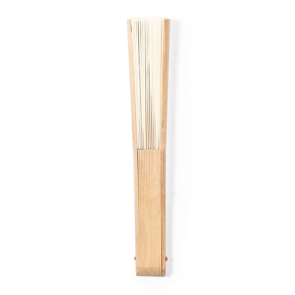 Ventaglio Sayiri beige - personalizzabile con logo