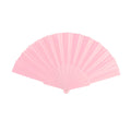 Ventaglio Tela rosa - personalizzabile con logo