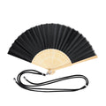 Ventaglio Yanex nero - personalizzabile con logo