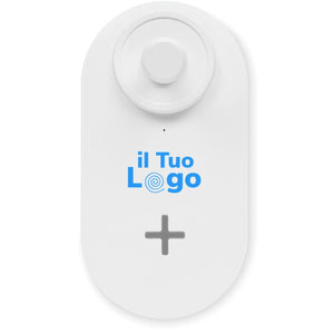 Ventilatore da tavolo con luce bianco - personalizzabile con logo