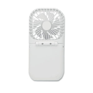 Ventilatore portatile Bianco - personalizzabile con logo