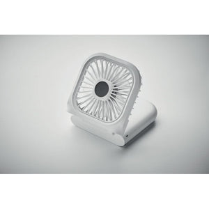 Ventilatore portatile Bianco - personalizzabile con logo